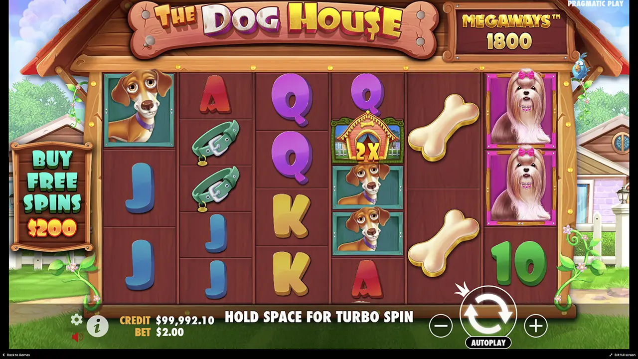 Выплаты в the Dog house Megaways